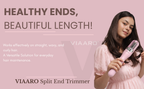VIAARO Split End Trimmer for Women & Men | Cordless Hair Split End Cutter with USB Rechargeable Battery | Removes Split Ends Without Shortening Hair | Portable Hair Care Tool