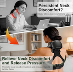 VIAARO Neck & Shoulder Massager | Electric Deep-Kneading Massage Device with Heat | Relaxing Cervical & Shoulder Massage for Home, Office & Travel