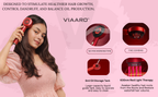 VIAARO Electric Head Scalp Massager Comb with Oil Applicator | 4D Rotating Massage Brush for Scalp & Hair Care | Rechargeable Cordless Scalp Massager | Oil Dispensing Hair Massage Comb for Men & Women
