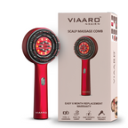 VIAARO Electric Head Scalp Massager Comb with Oil Applicator | 4D Rotating Massage Brush for Scalp & Hair Care | Rechargeable Cordless Scalp Massager | Oil Dispensing Hair Massage Comb for Men & Women