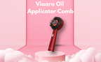 VIAARO Electric Head Scalp Massager Comb with Oil Applicator | 4D Rotating Massage Brush for Scalp & Hair Care | Rechargeable Cordless Scalp Massager | Oil Dispensing Hair Massage Comb for Men & Women