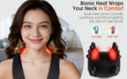 VIAARO Neck & Shoulder Massager | Electric Deep-Kneading Massage Device with Heat | Relaxing Cervical & Shoulder Massage for Home, Office & Travel