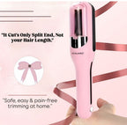 VIAARO Split End Trimmer for Women & Men | Cordless Hair Split End Cutter with USB Rechargeable Battery | Removes Split Ends Without Shortening Hair | Portable Hair Care Tool